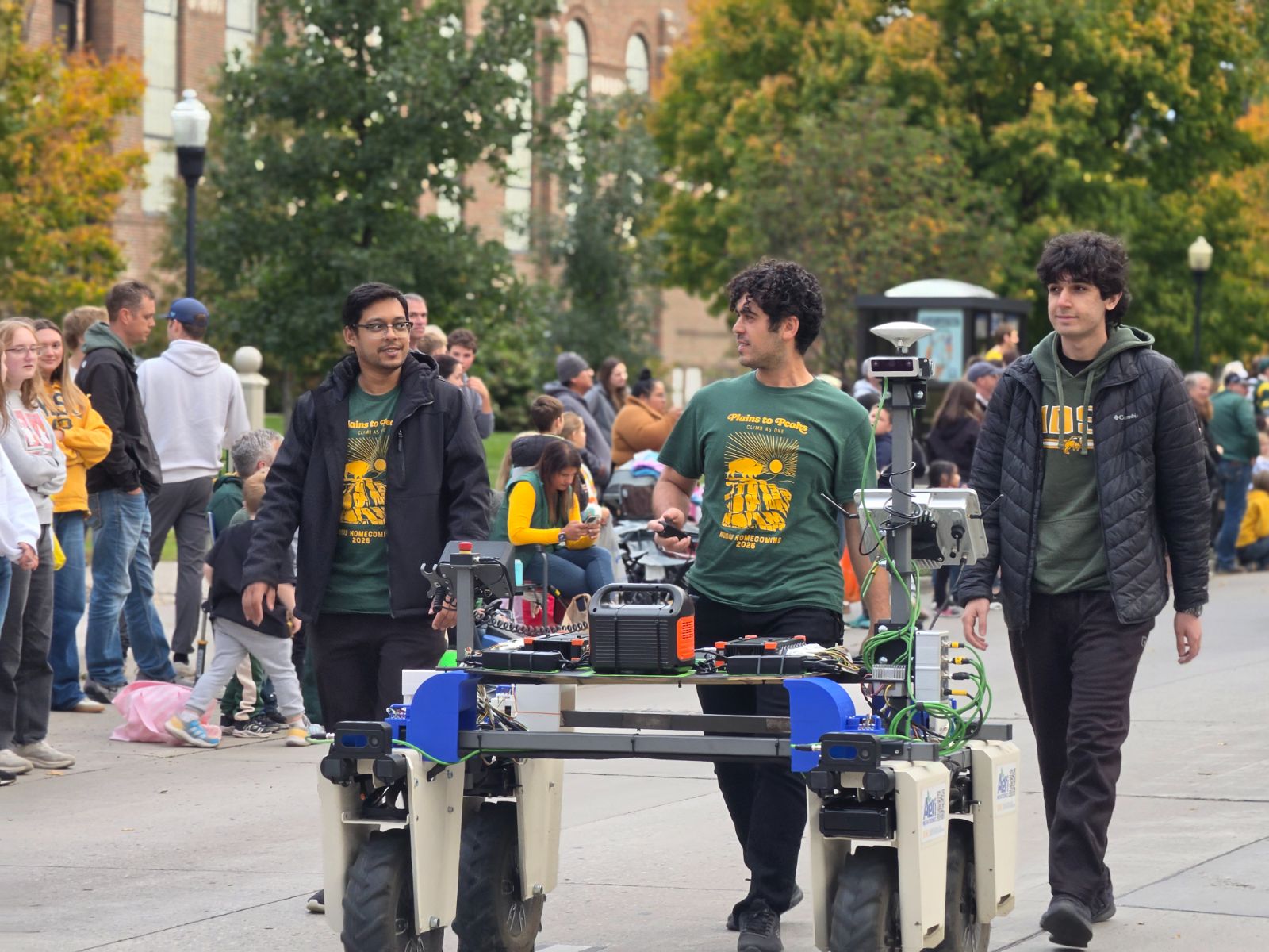 UGV on the Homecoming route