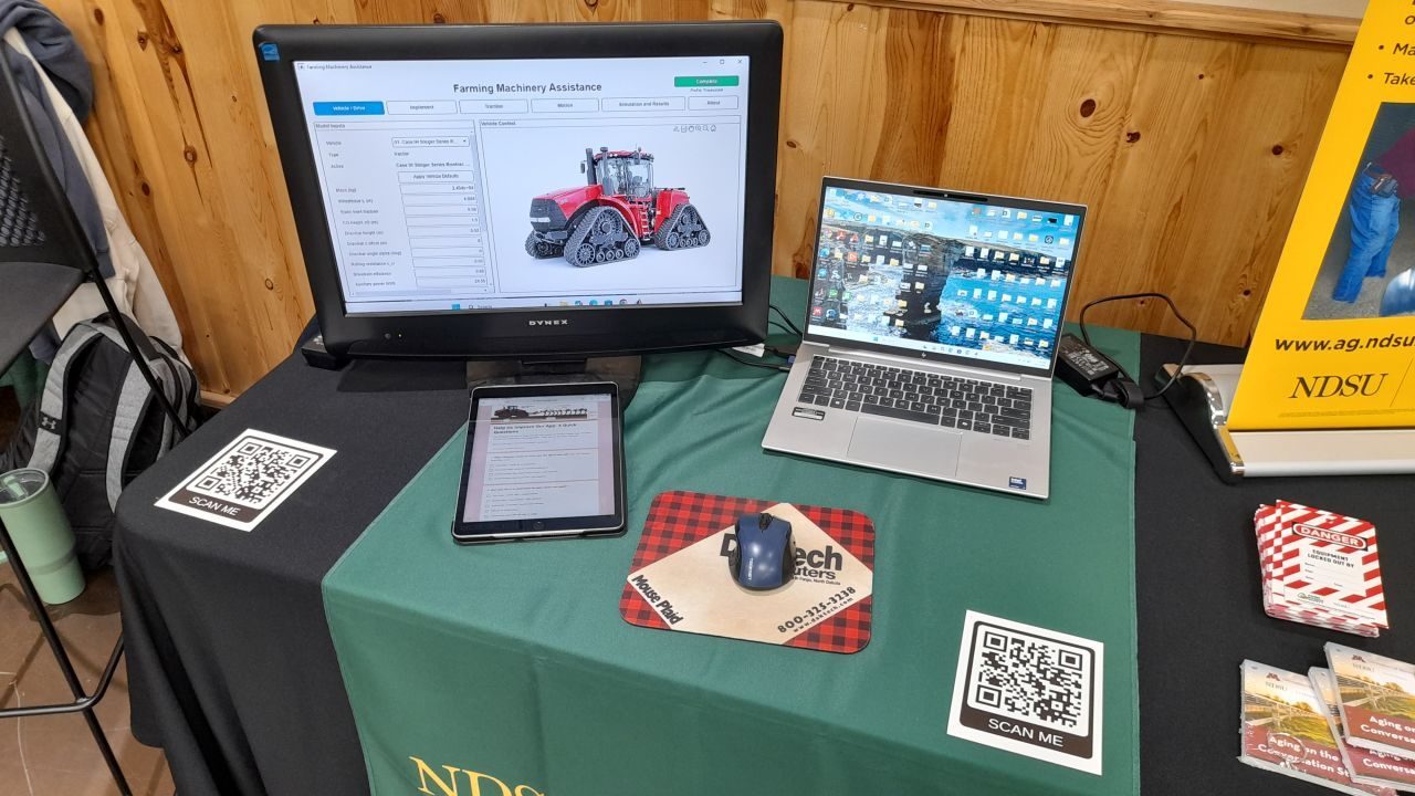 Farming Machinery Assistance app demo at Big Iron