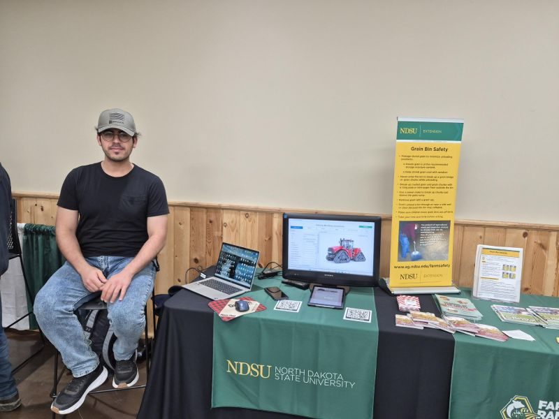 Lab booth at the Big Iron Show