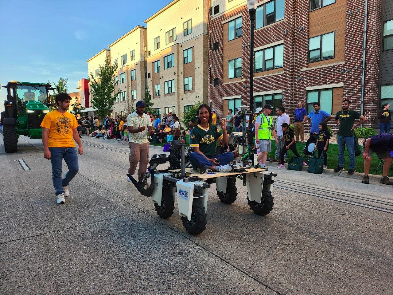 Modular crop rover used for autonomous ground vehicle research
