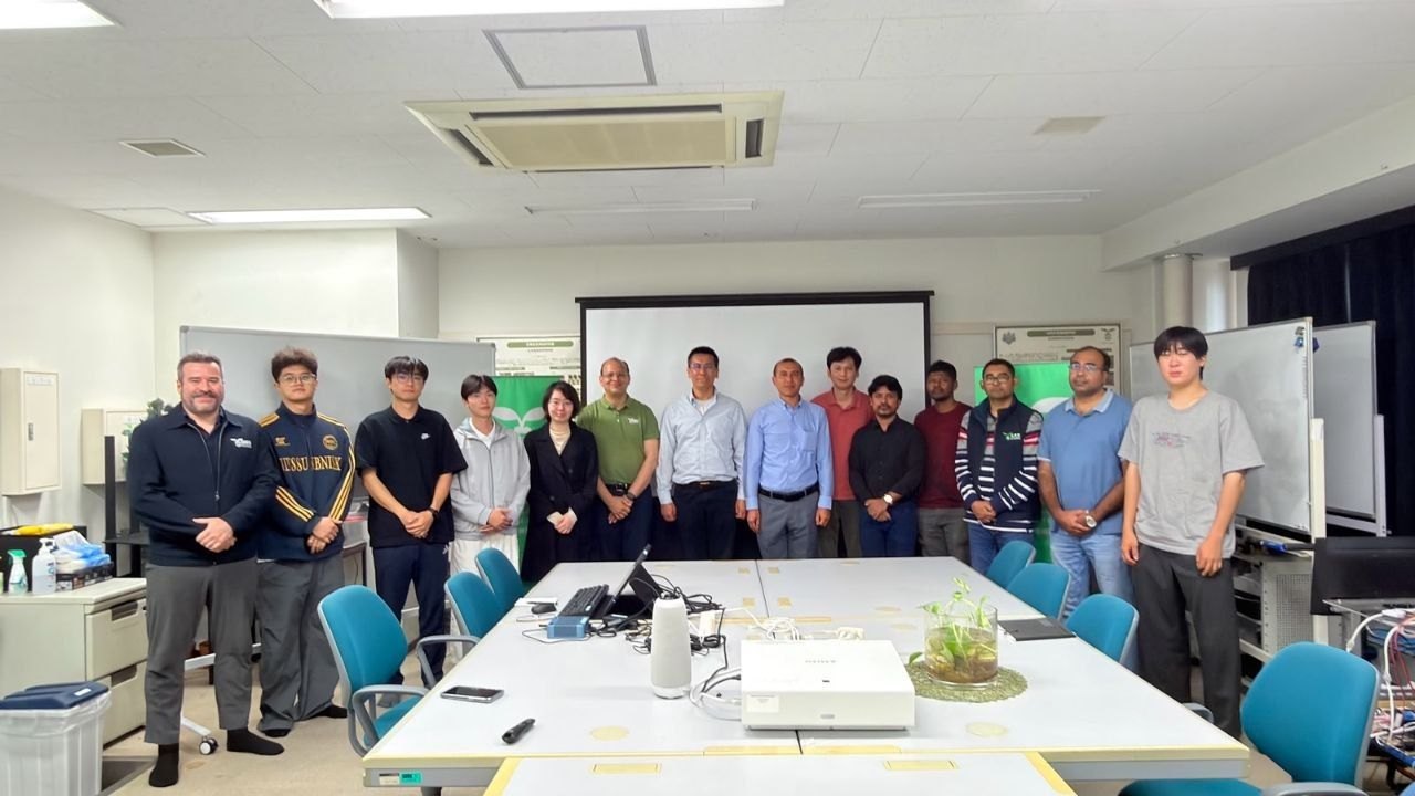 Research lab visit at a Japanese university